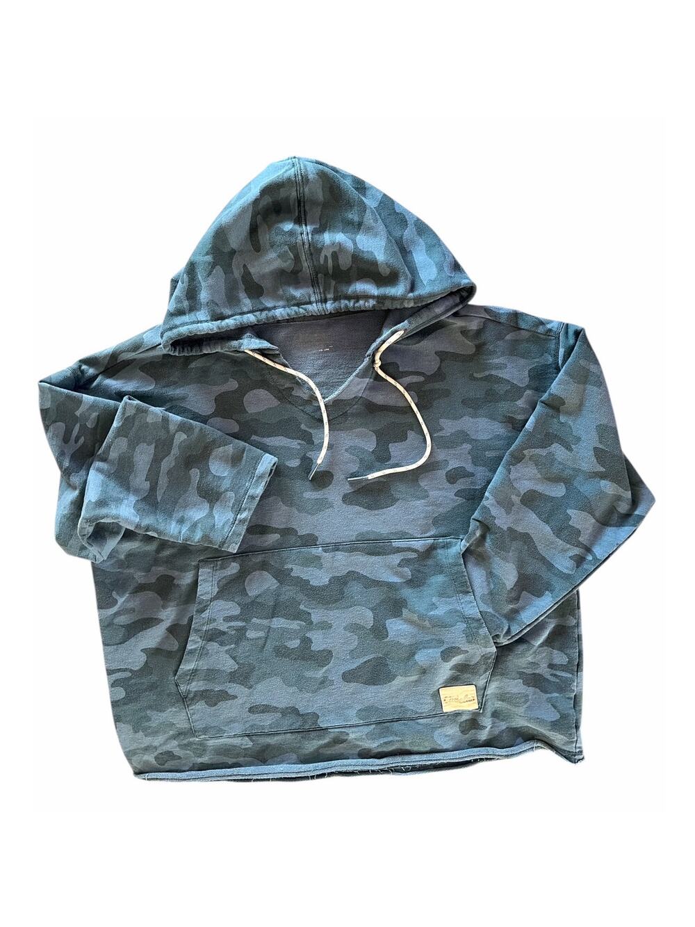 Cabela's Women's Blue Camo Organic Cotton Sweatshirt size Medium